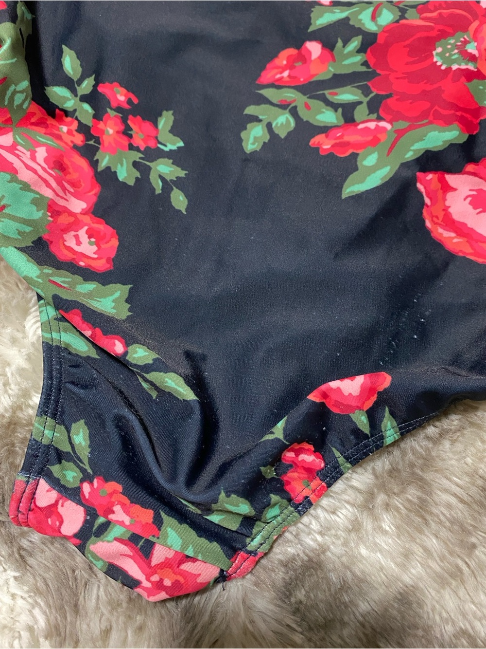 Albion Swimsuit Icon Ruched One-Piece Pink Floral - Picture 4 of 5